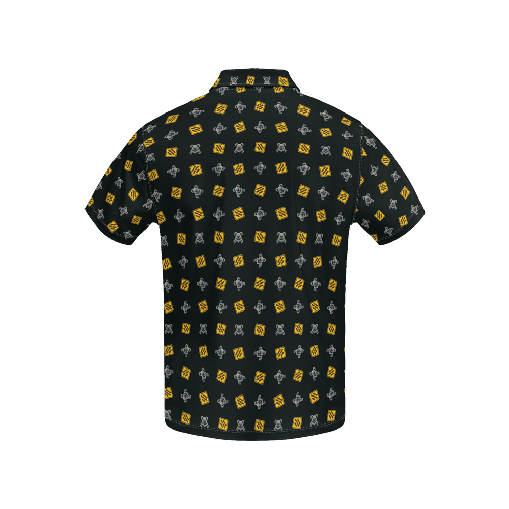 OG Drop Bear Black | Men's Bold Funny Luxury Aussie Golf Polo