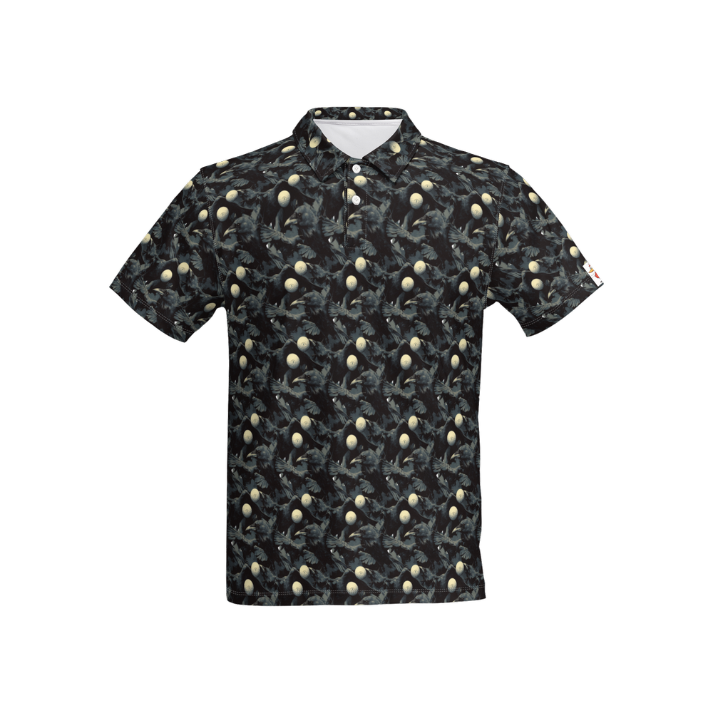 Flamin' Fun | Damn the Crows | Slim Tech Golf Polo
