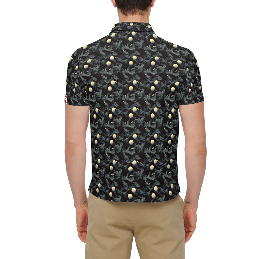 Flamin' Fun | Damn the Crows | Slim Tech Golf Polo