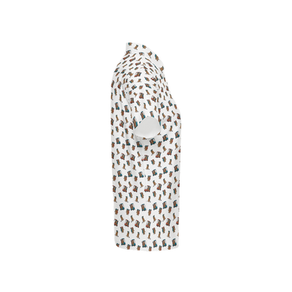 Quokkas White | Women's Bold Funny Luxury Aussie Golf Polo