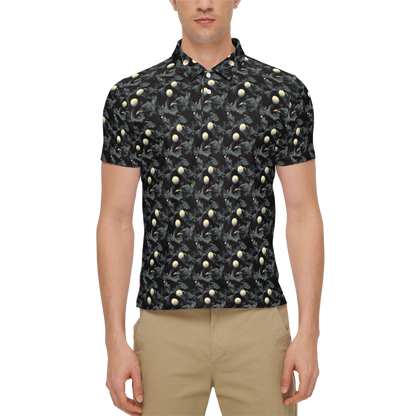 Flamin' Fun | Damn the Crows | Slim Tech Golf Polo