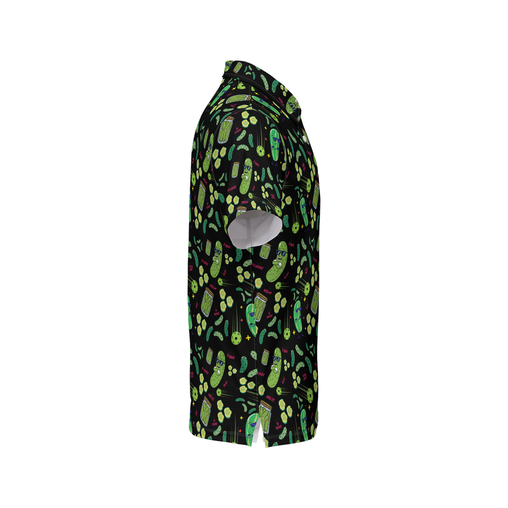 Dark Cucumber | Men's Bold Fun Luxury Aussie Golf Polo