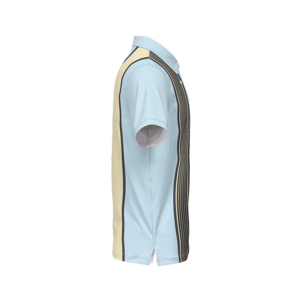 Drop Bear Blue | Men's Bold Funny Luxury Aussie Golf Polos