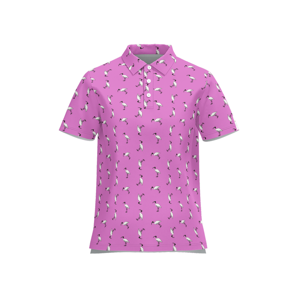 Bin Babe Pink | Comfort Tech Golf Polo