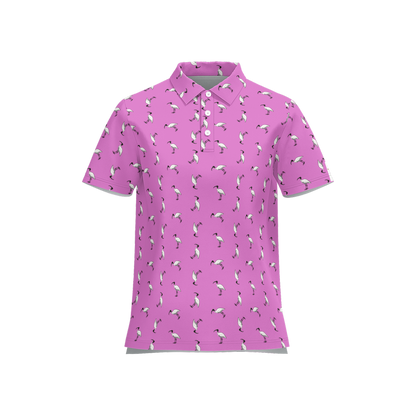 Bin Babe Pink | Comfort Tech Golf Polo