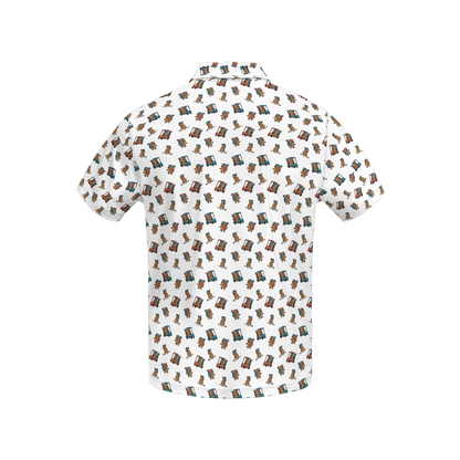 Quokkas White | Men's Bold Funny Luxury Aussie Golf Polo