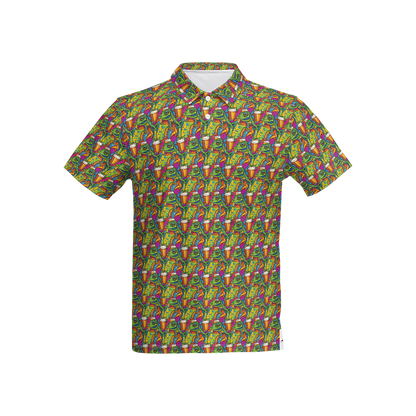 Flat out | Men's Bold Fun Luxury Aussie Golf Polo