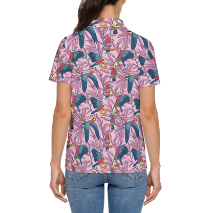 Galahs | Women's Bold Funny Luxury Aussie Golf Polo