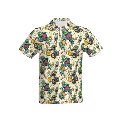 Crazy Caddies | Men's Bold Fun Luxury Aussie Golf Polo