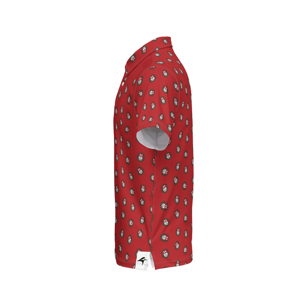 Best Shot Red | Men's Bold Funny Luxury Aussie Golf Polo