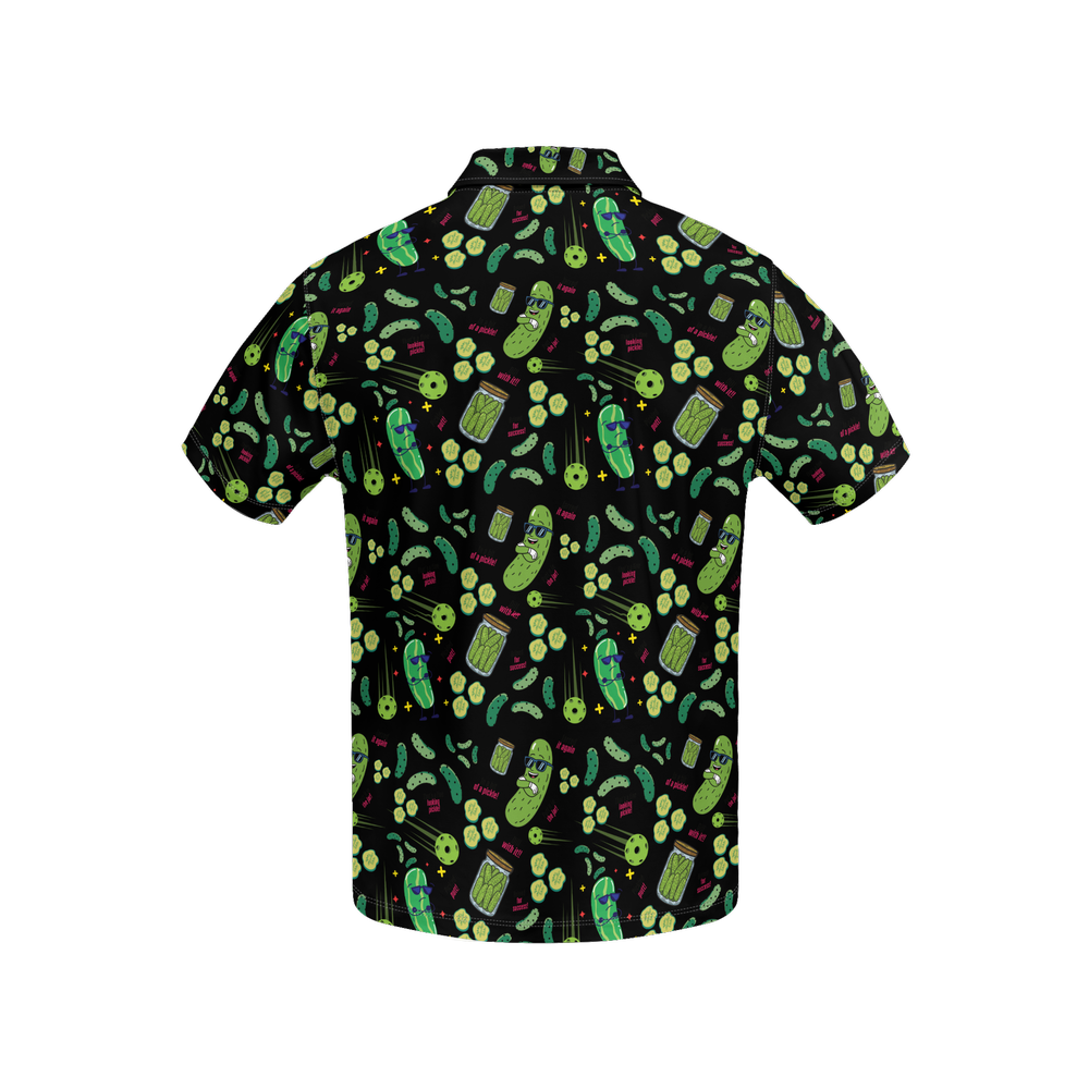 Dark Cucumber | Men's Bold Fun Luxury Aussie Golf Polo