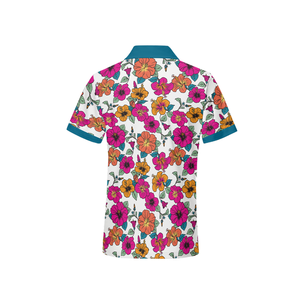 Hibiscus | Women's Bold Funny Luxury Aussie Golf Polo