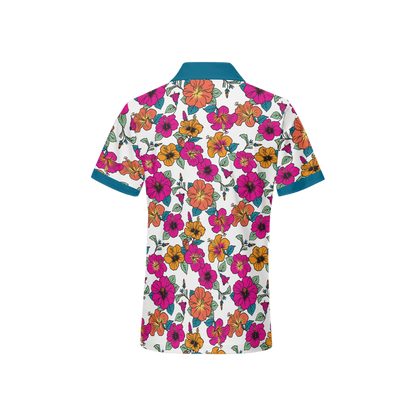 Hibiscus | Women's Bold Funny Luxury Aussie Golf Polo
