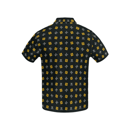 OG Drop Bear Black | Men's Bold Funny Luxury Aussie Golf Polo