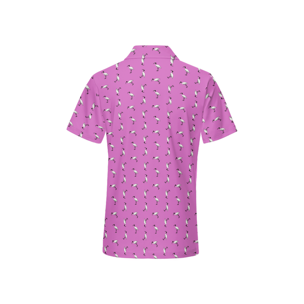 Bin Chic Pink | Women's Bold Fun Luxury Aussie Golf Polo