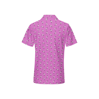 Bin Chic Pink | Women's Bold Fun Luxury Aussie Golf Polo