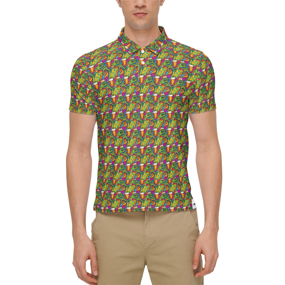 Flat out | Men's Bold Fun Luxury Aussie Golf Polo