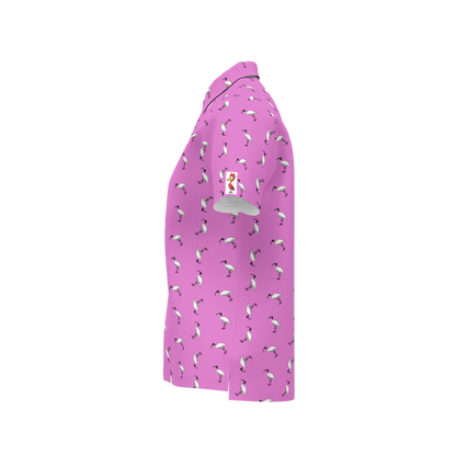 Bin Babe Pink | Comfort Tech Golf Polo