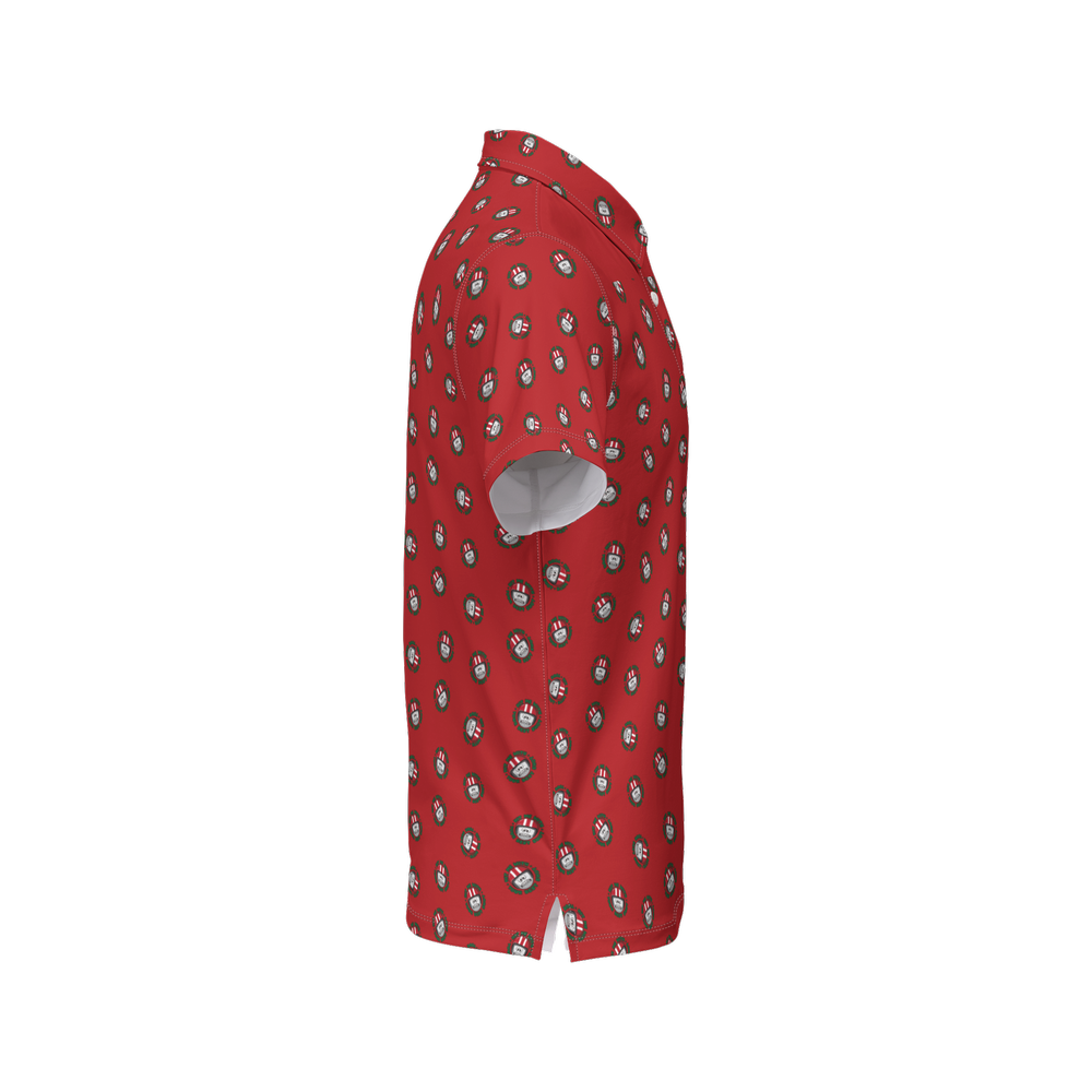 Best Shot Red | Men's Bold Funny Luxury Aussie Golf Polo