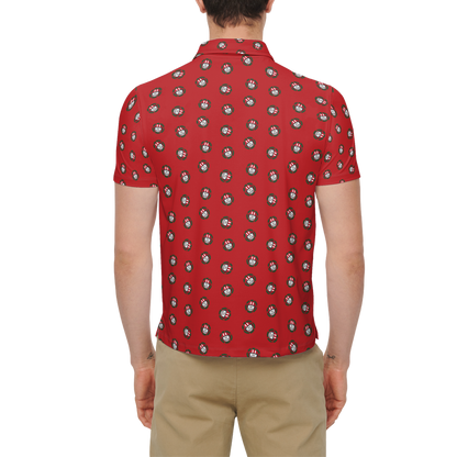 Best Shot Red | Men's Bold Funny Luxury Aussie Golf Polo