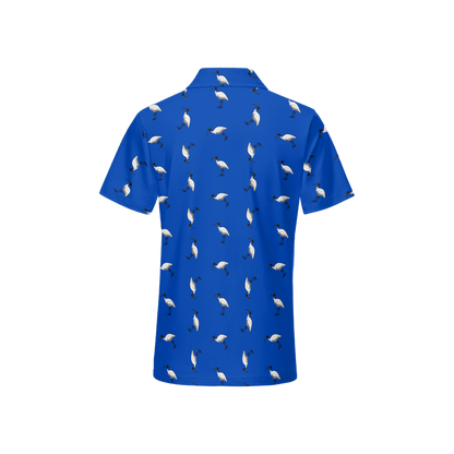 Bin Chic Blue | Women's Bold Fun Luxury Aussie Golf Polo