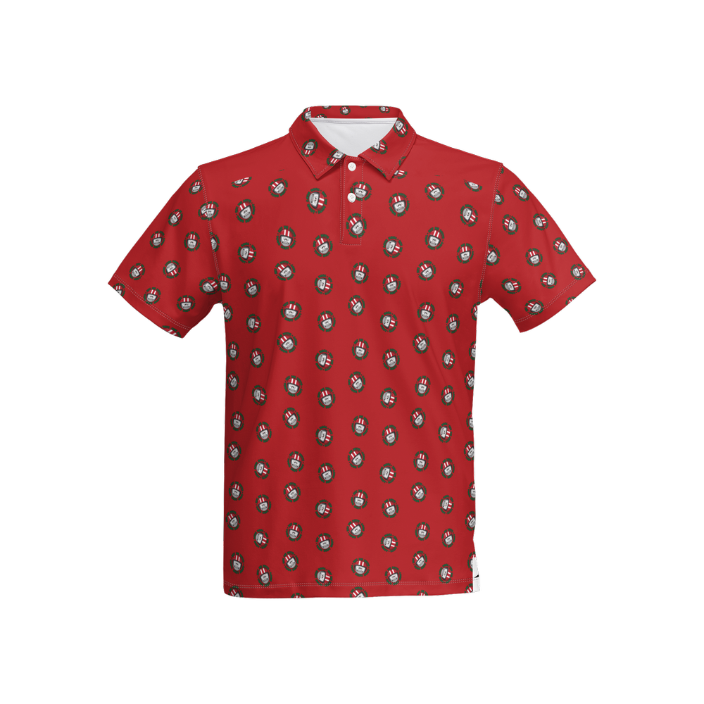 Best Shot Red | Men's Bold Funny Luxury Aussie Golf Polo