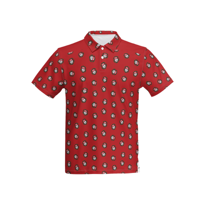 Best Shot Red | Men's Bold Funny Luxury Aussie Golf Polo