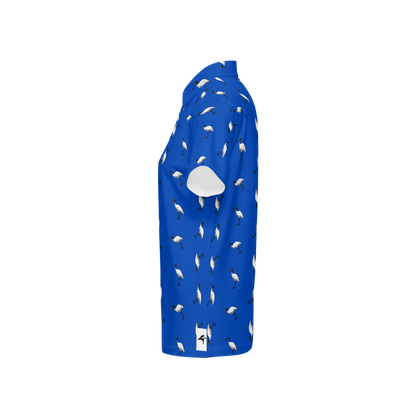 Bin Chic Blue | Women's Bold Fun Luxury Aussie Golf Polo