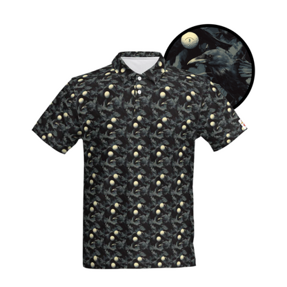 Flamin' Fun | Damn the Crows | Slim Tech Golf Polo