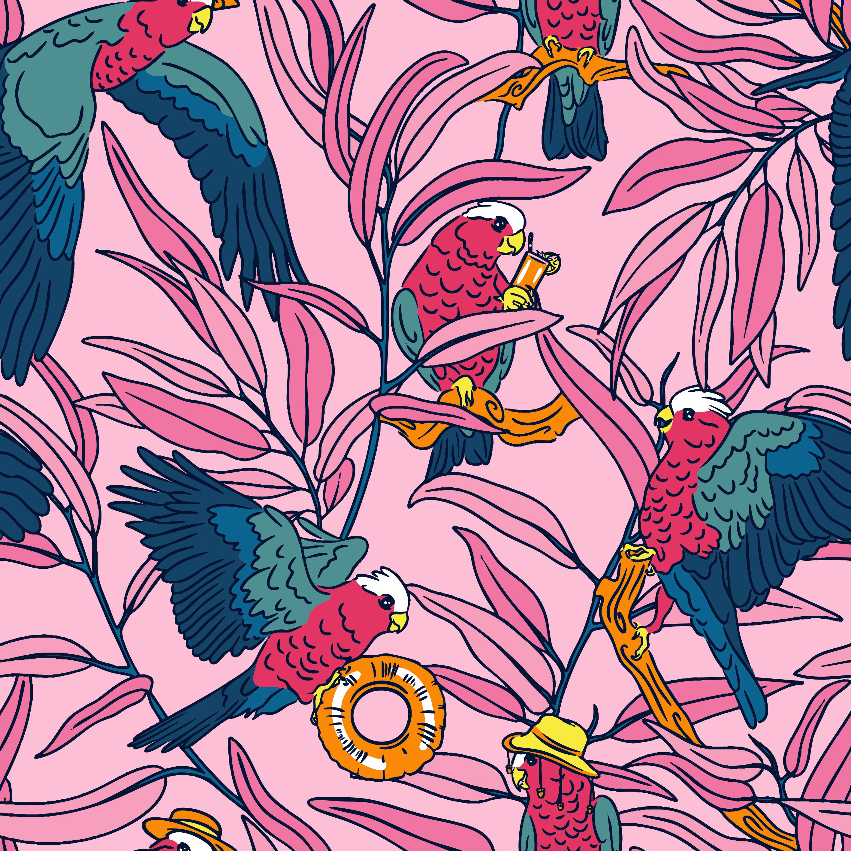 Galahs | Men's Bold Funny Luxury Aussie Golf Polo