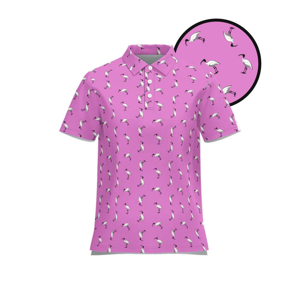 Bin Babe Pink | Comfort Tech Golf Polo