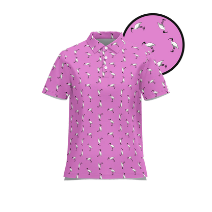 Bin Babe Pink | Comfort Tech Golf Polo