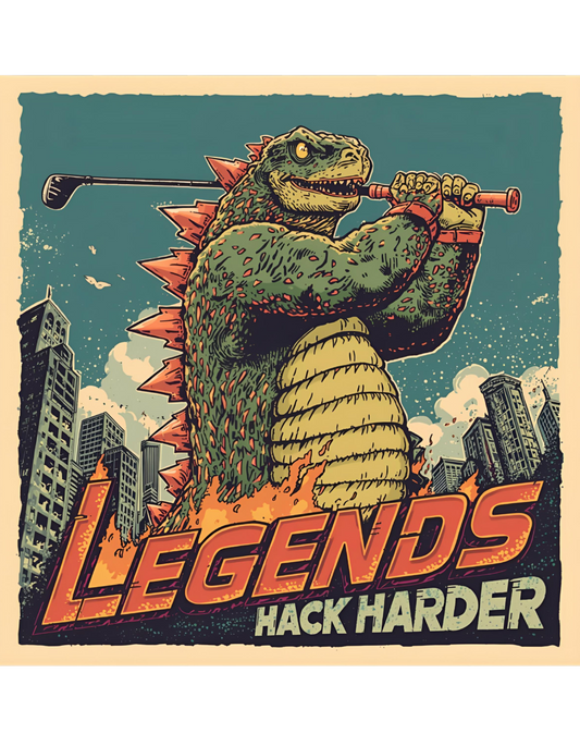 Legends Hack Harder | Classic Unisex Crewneck T-shirt