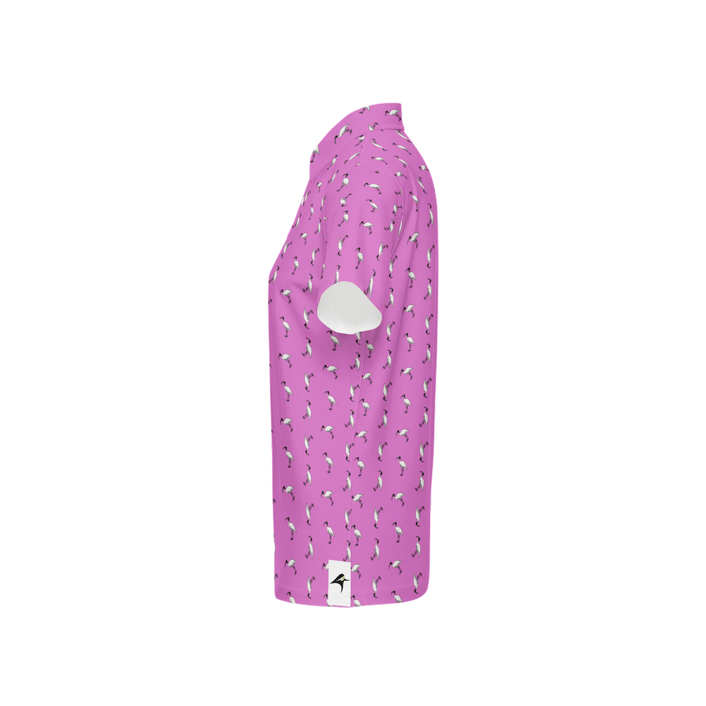 Bin Chic Pink | Women's Bold Fun Luxury Aussie Golf Polo