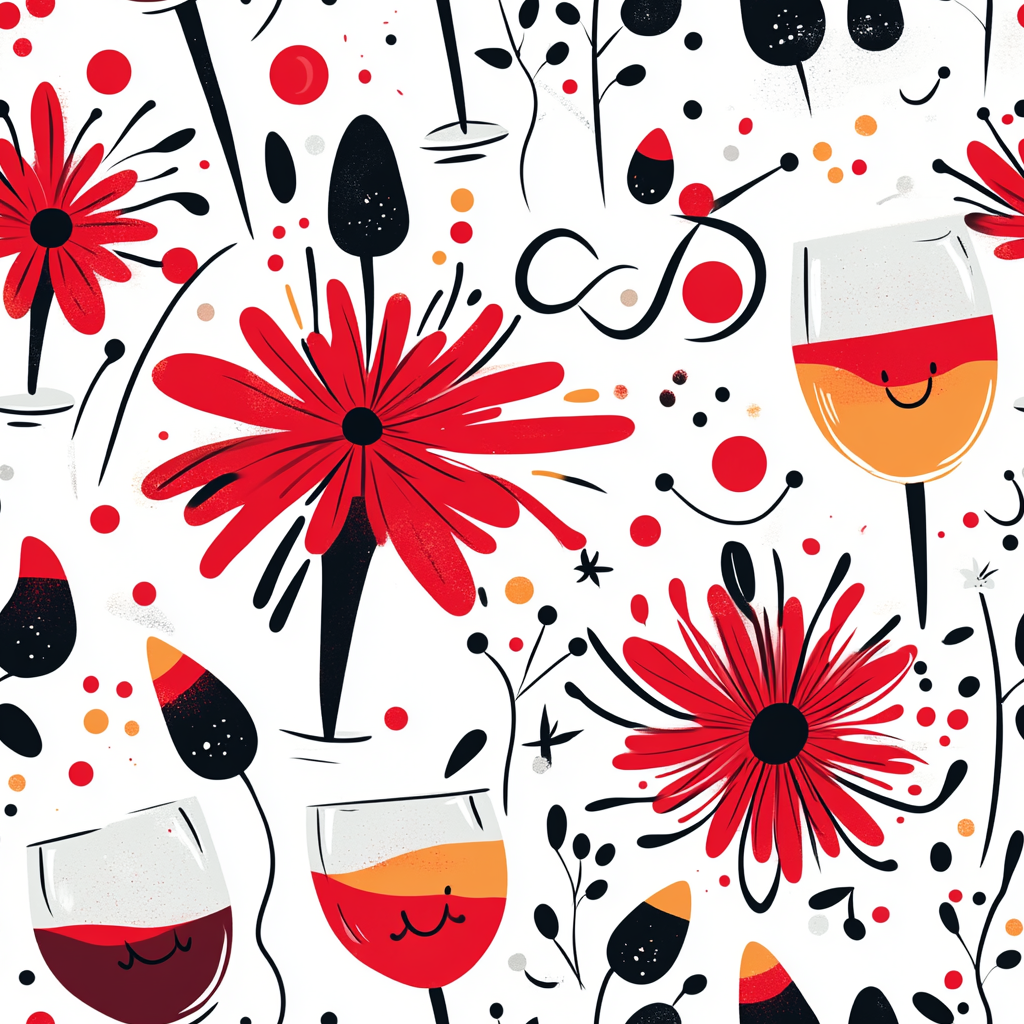 Grapes 'n Grevillea | Women's Bold Fun Luxury Aussie Golf Polo