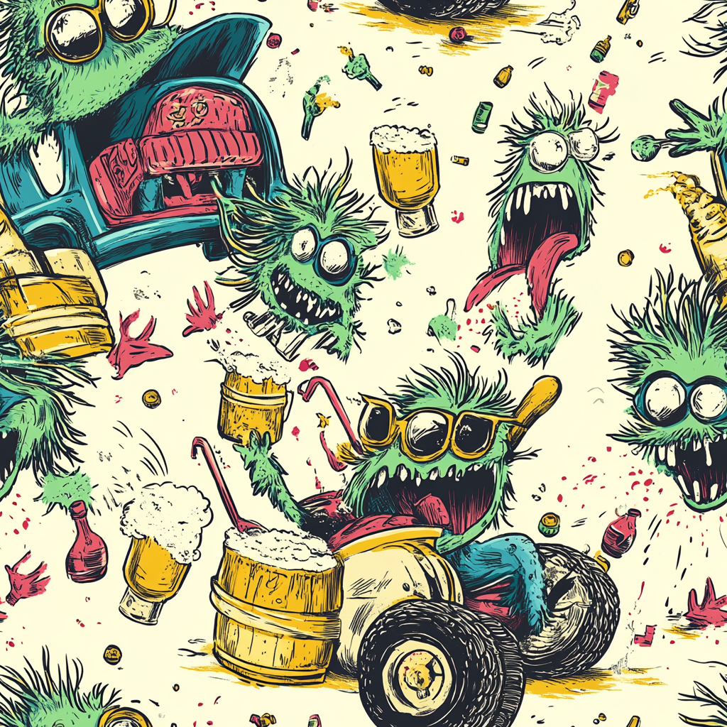 Crazy Caddies | Men's Bold Fun Luxury Aussie Golf Polo