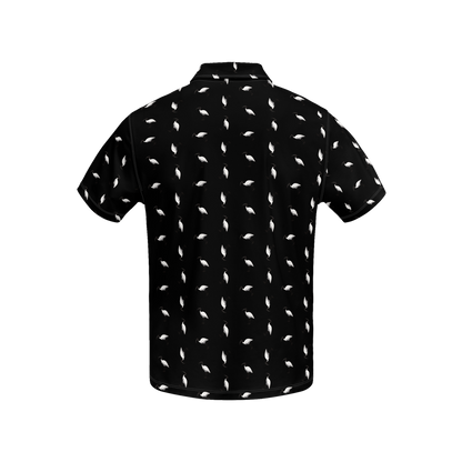 Bin Chic Black | Men's Bold Fun Luxury Aussie Golf Polo