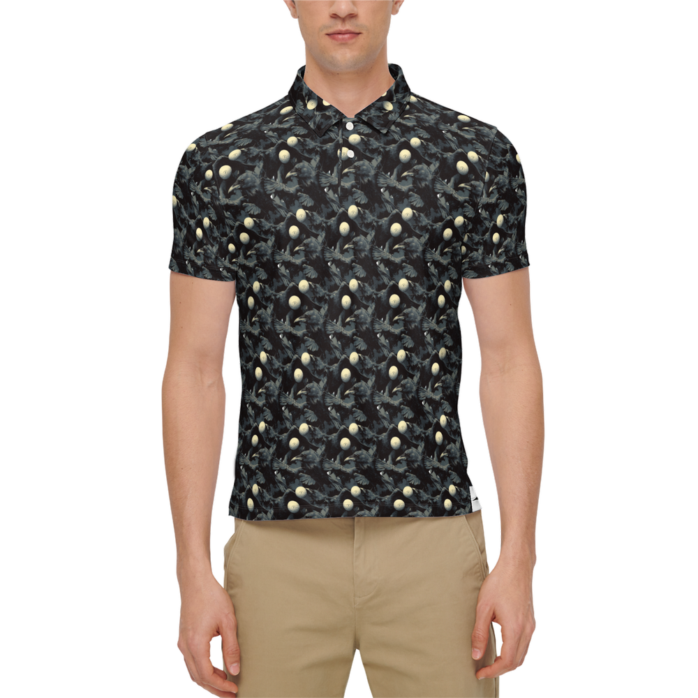 Crows | Men's Bold Fun Luxury Aussie Golf Polo