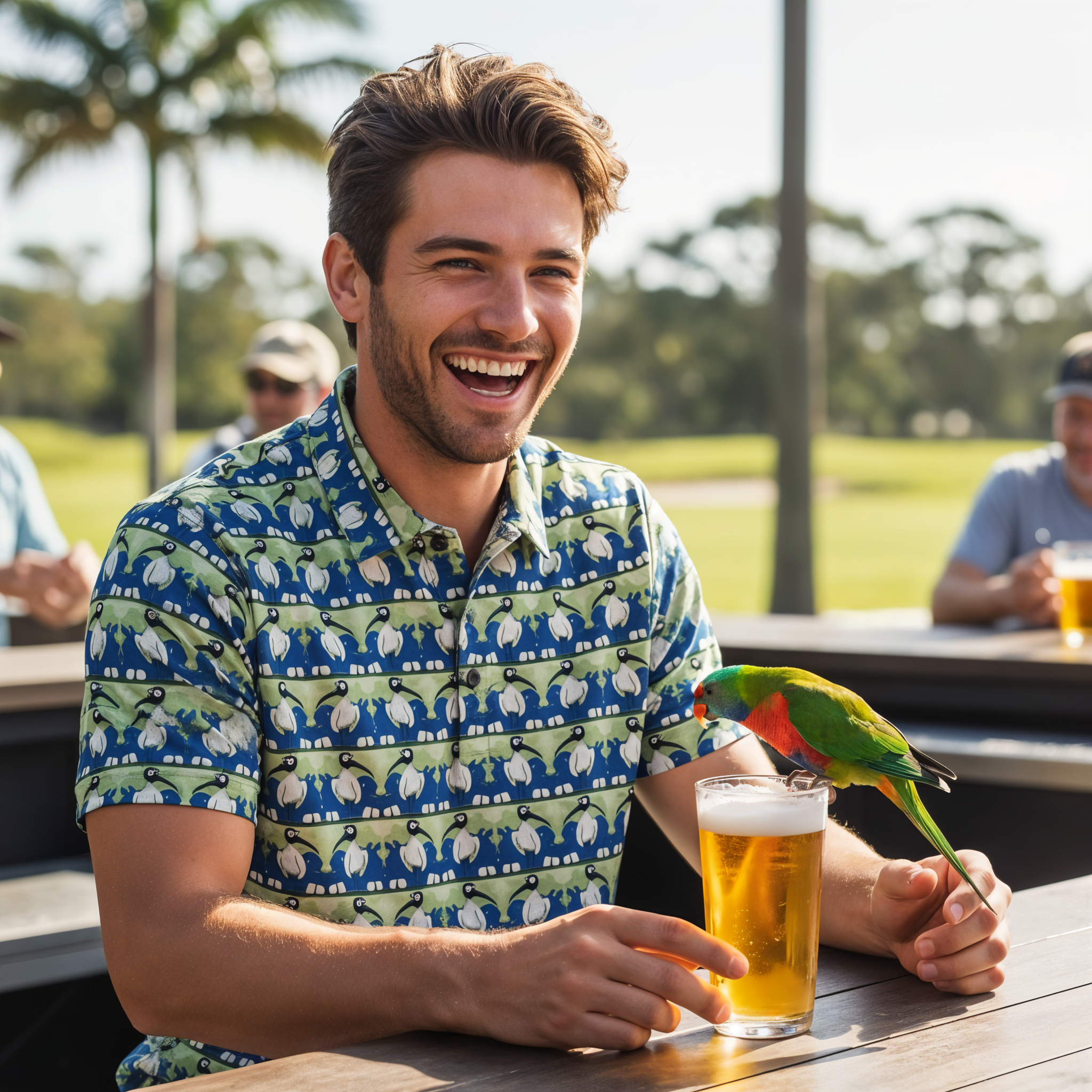 Binside Blend | Men's Bold Funny Luxury Aussie Golf Polo
