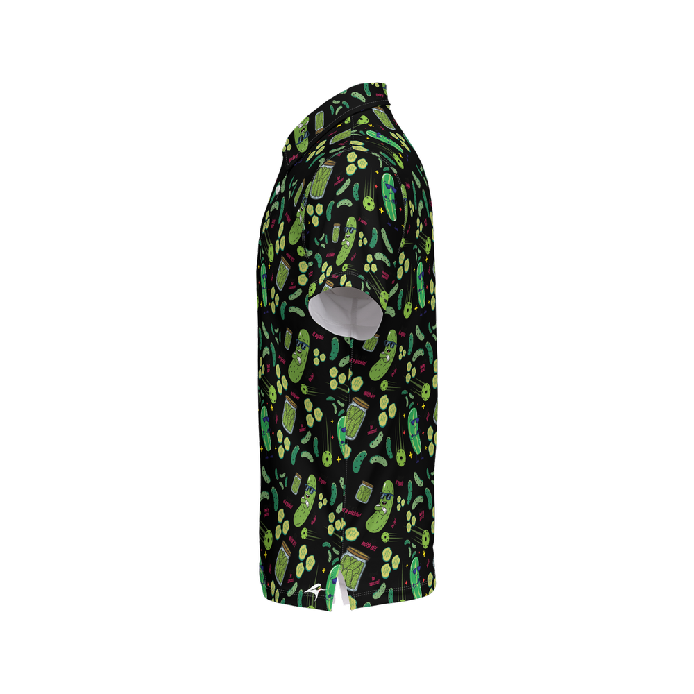 Dark Cucumber | Men's Bold Fun Luxury Aussie Golf Polo