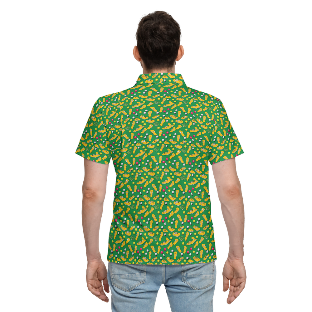 Thongs | Men's Bold Funny Luxury Aussie Golf Polo