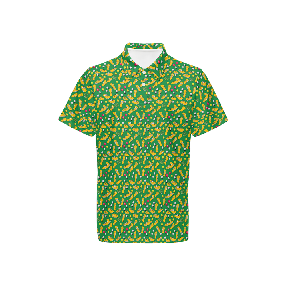 Thongs | Men's Bold Funny Luxury Aussie Golf Polo