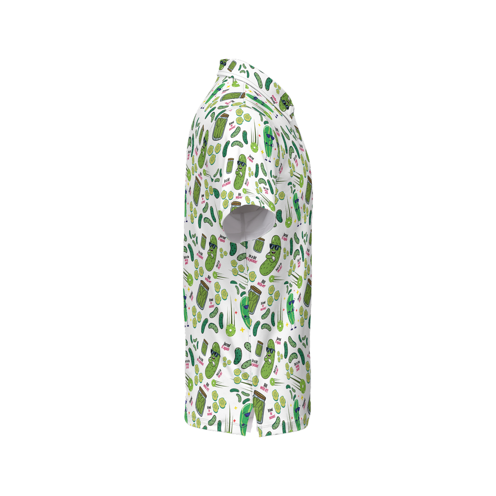 Cool Cucumber | Men's Bold Fun Luxury Aussie Golf Polo