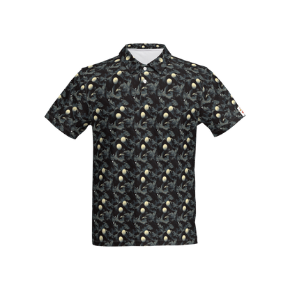 Flamin' Fun | Damn the Crows | Slim Tech Golf Polo