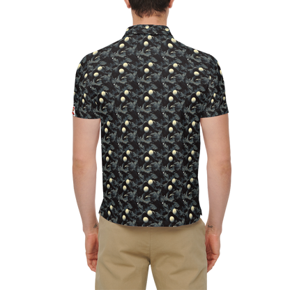 Flamin' Fun | Damn the Crows | Slim Tech Golf Polo